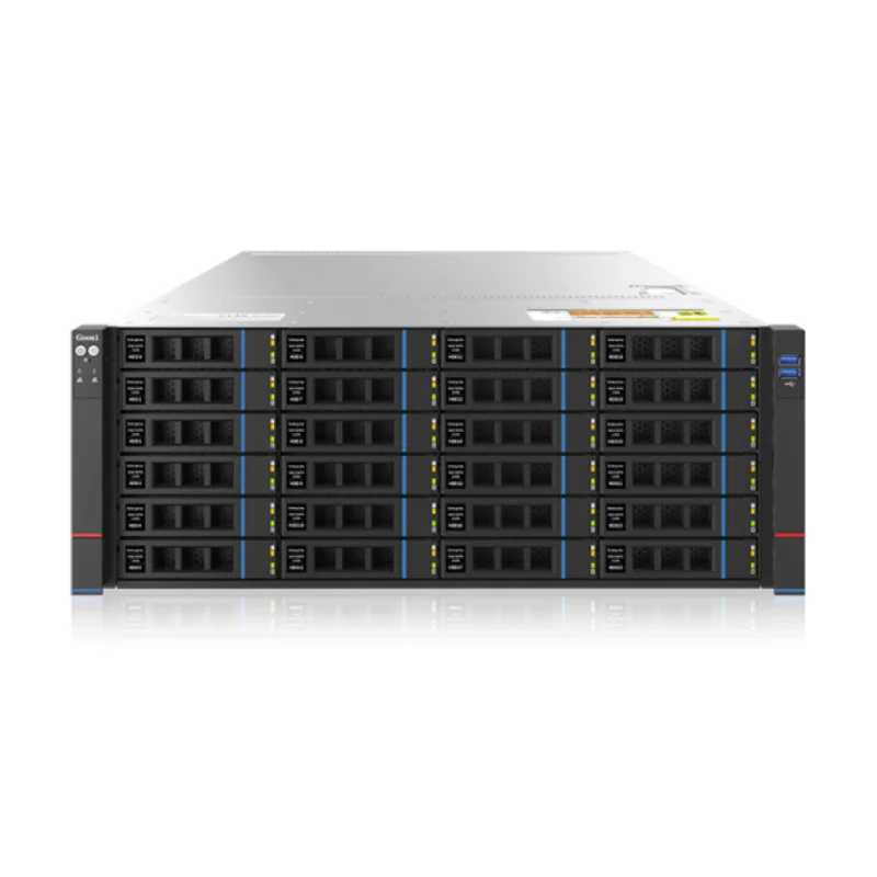 Gooxi 4u server storage SL401-D24RE Xeon Gold 5218R cpu 64GB ram 24bay rack server