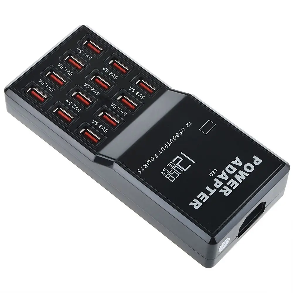 12-port USB Intelligent Fast Charger