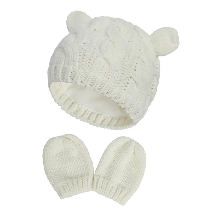 Winter Warm Knit Hat,Solid Glove Lovely Beanie Cap,Lovely Beanie Cap,Nxcaps.jpg