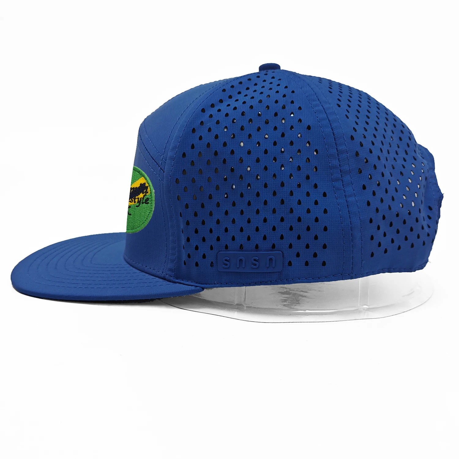waterproof with laser hole ventilate Snapback Caps,outdoor sports baseball caps ,Custom Fitted Closed Golf Hat