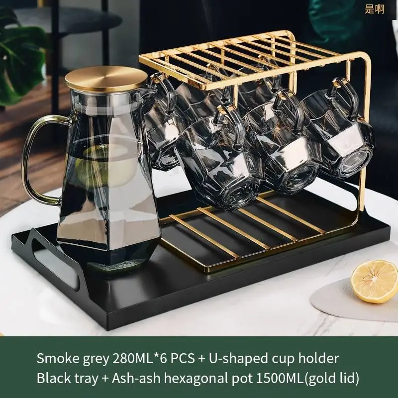 Everyday Glass Cup and Mug with Handle American Style Design for Tea and Coffee for Presents
