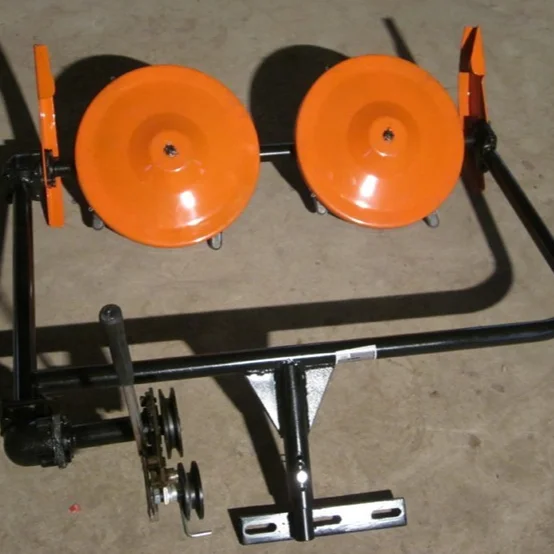 rotary mower with power tiller