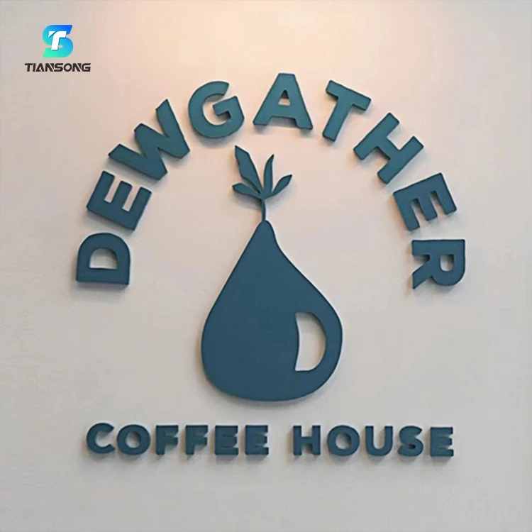 High quality 3D Illuminated Logo Commercial Embossed Letter For Building Front Led Backlit Letter Sign