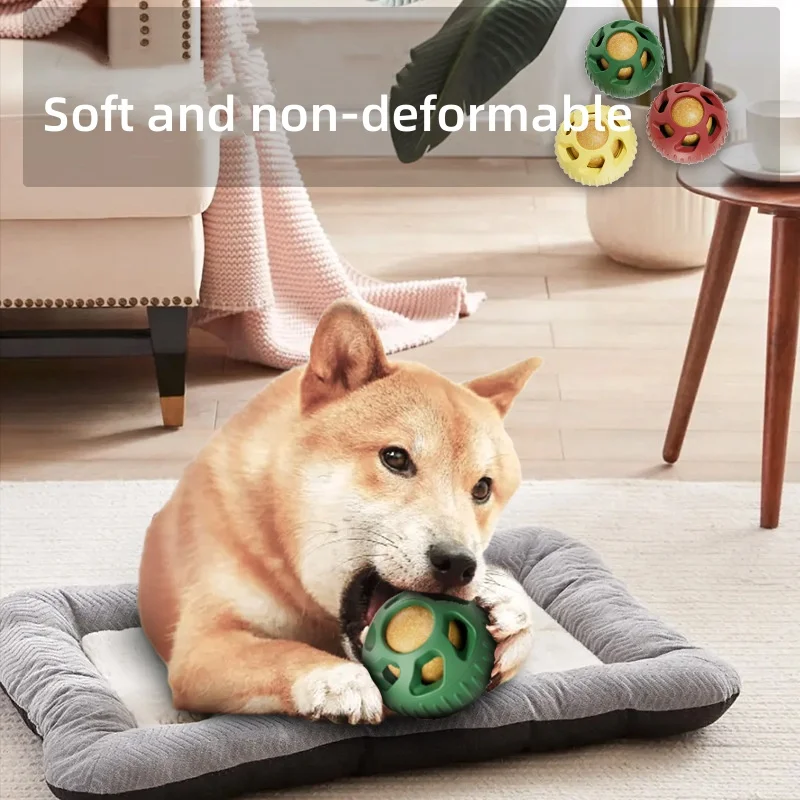 Силиконовый шарик для кормления собак