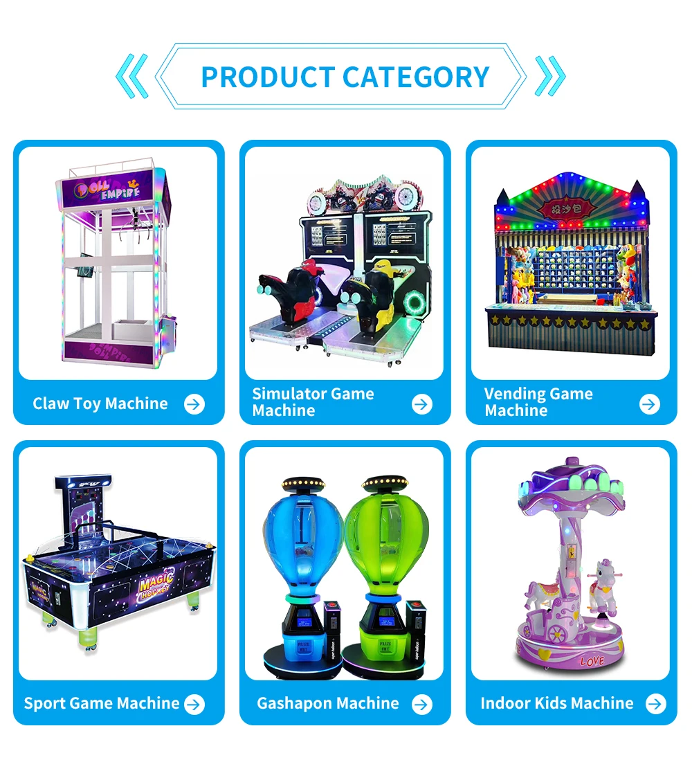 Amusement Park Equipment Coin Operated Toy Claw Machine Vending Claw Crane Machine With Custom Design