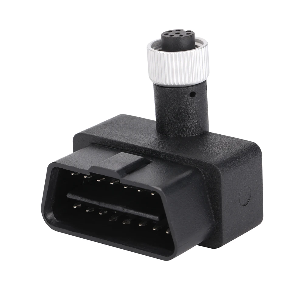16Pin Male To M12 8Pin Adapter M12 8 Pin Waterproof joint OBDII 16 Pin Adapter For OBD2 Diagnostic Scanner Fault Code Reader