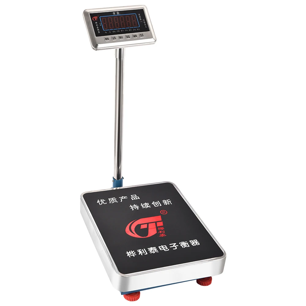 digital platform balance scale weighting to computer with big display
