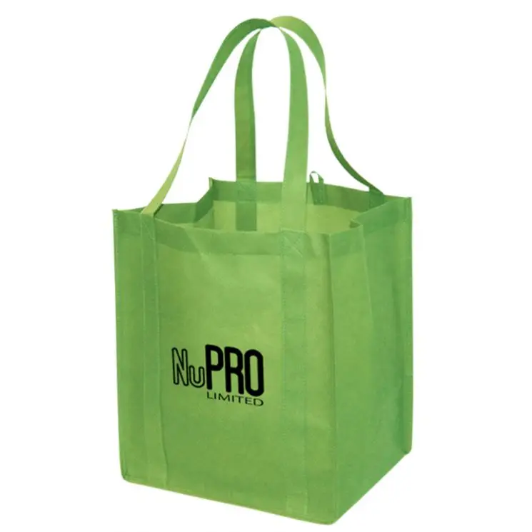 China Biodegradable Shopping Polypropylene Tote Non Woven Bag, Custom Logo Printed Reusable Bag