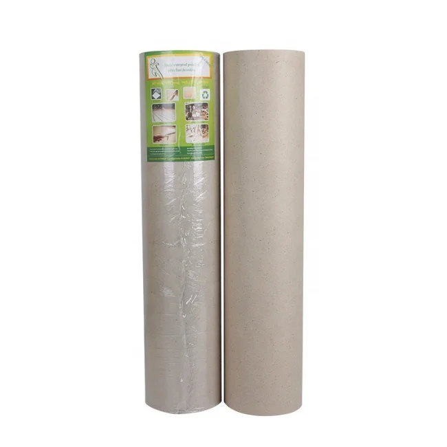 Construction painting project floor protection, temporary floor surface protection paper