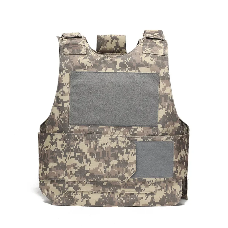 Tactical Hunting Vest Down Armor Plate Tactical Airsoft Carrier Vest CP Camo