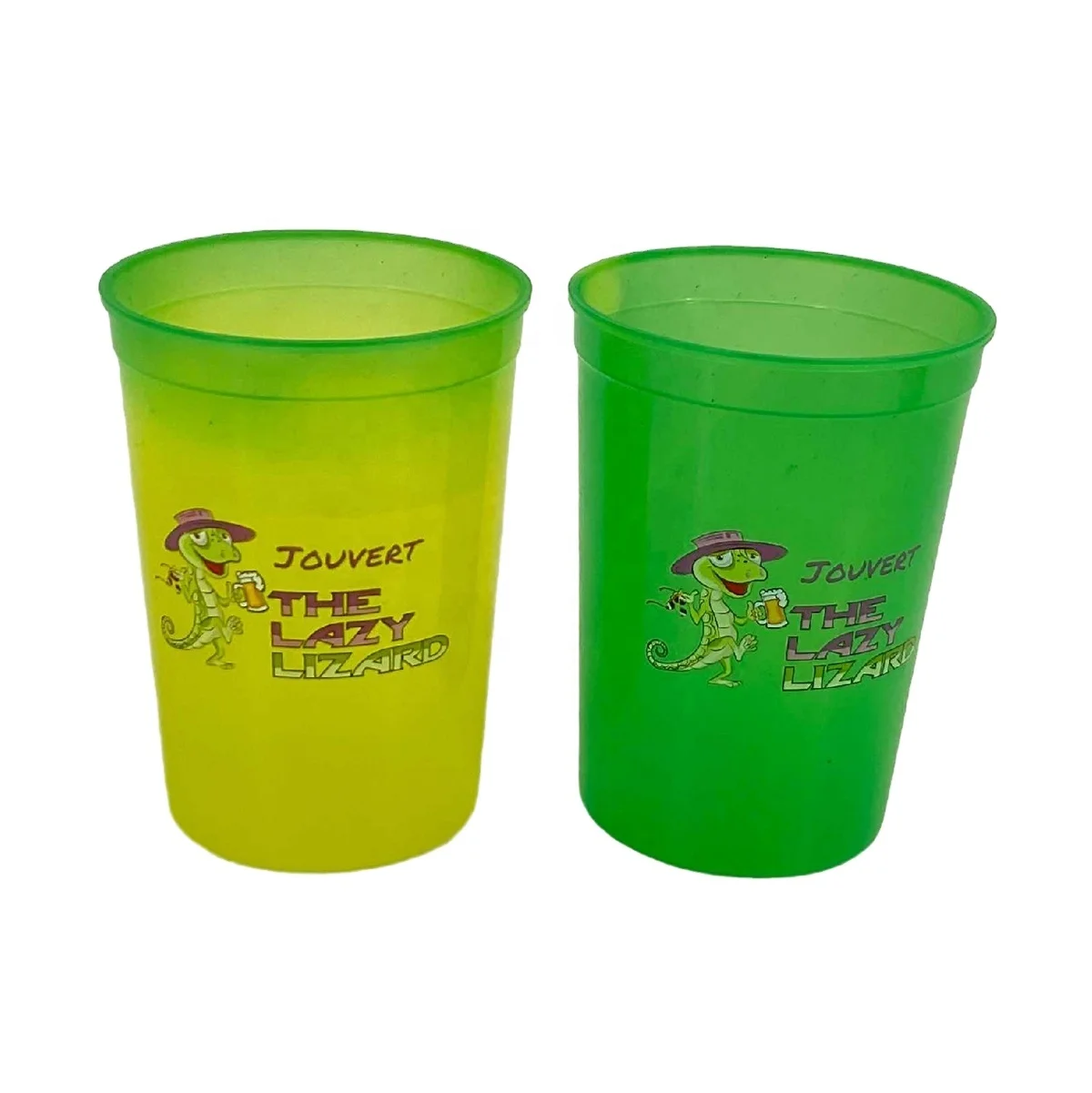 High Quality Custom Promotion Eco-Friendly Plastic Stadium Mood Color Cup for Drinking with Logo