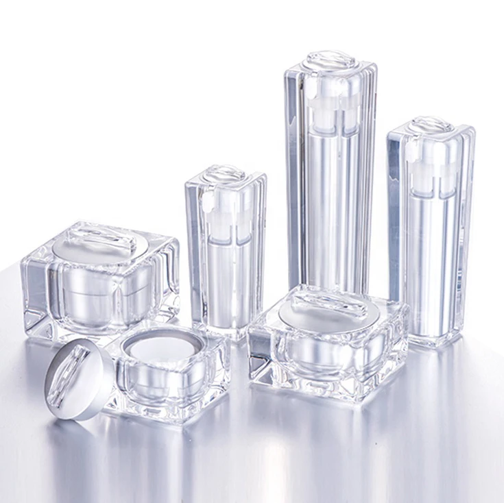 Оптовая продажа пустые косметические вакуумные бутылки для ухода за кожей