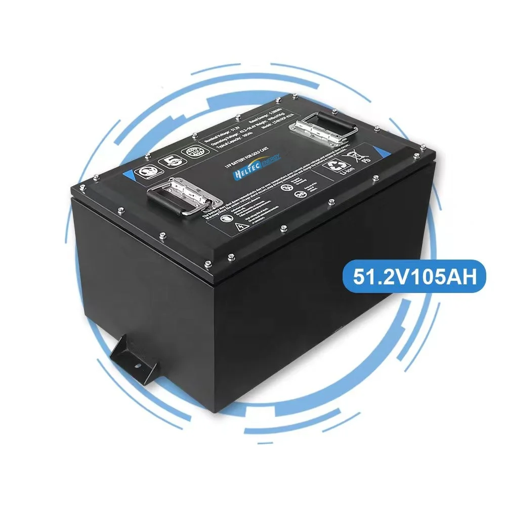 Golf Cart Battery Lithium 48V 51.2V Golf Buggy Battery 105AH 150AH IP65 Rating Golf Cart Lithium Batteries with Charger