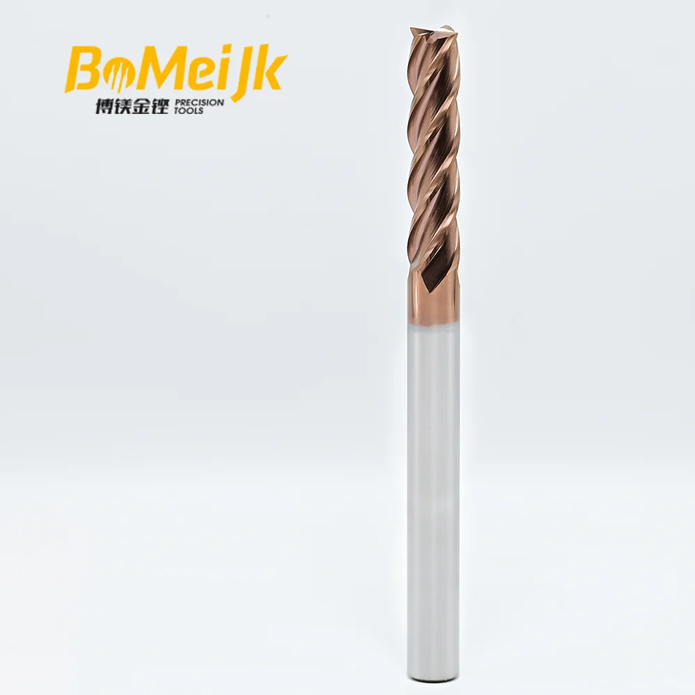 Высокопрочные прецизионные станки с ЧПУ 4 фрезы квадратным концом из карбида вольфрама Индивидуальная поддержка OEM