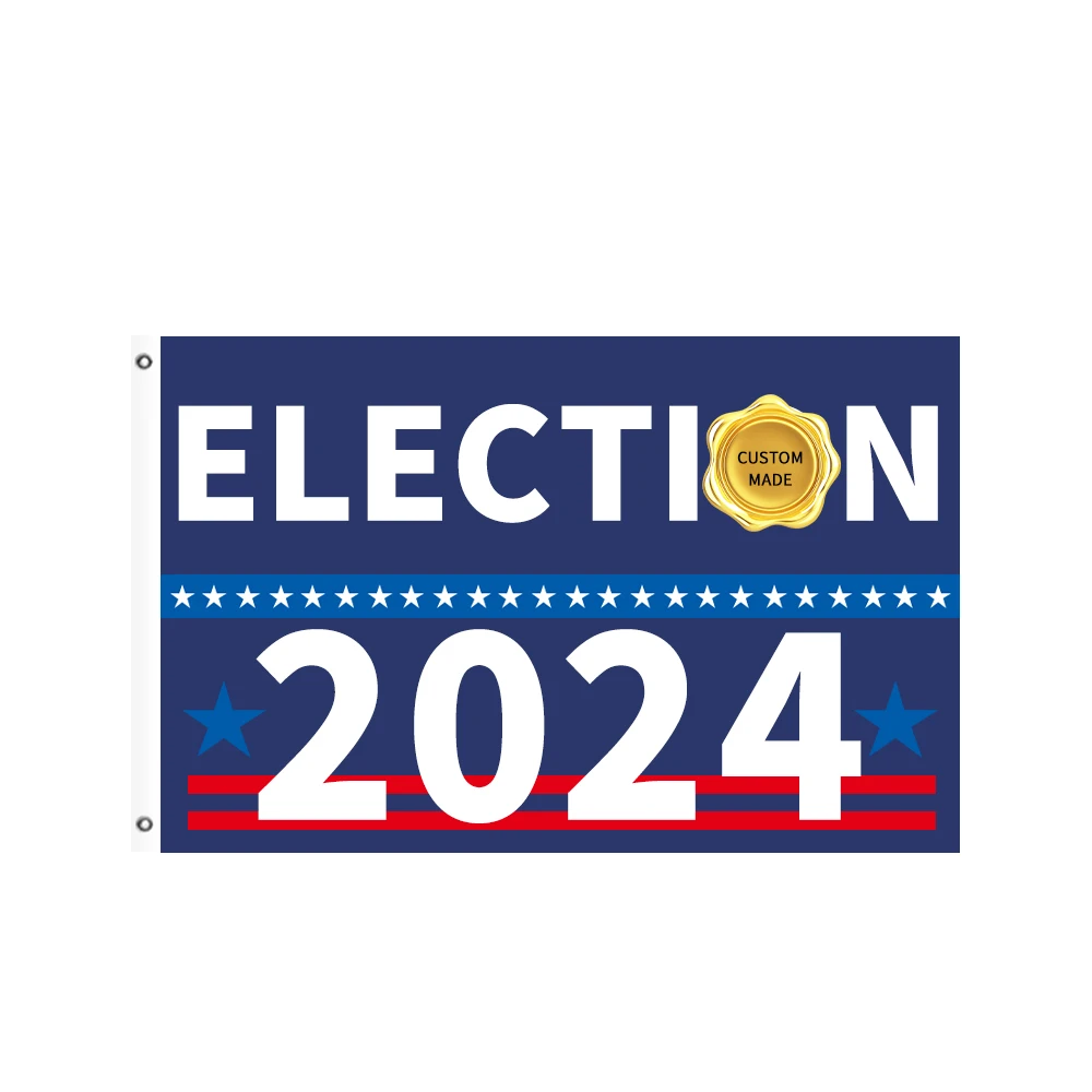 Custom 2024 Usa President Flag Cheap Price Keep America Great 3x5ft American Election Make American Great Again Flag Banner