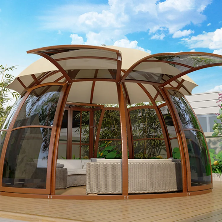 360 Degree Events hotel waterproof UV Resistance UFO Star PC  Glamping Igloo Geodesic domes house dome tent