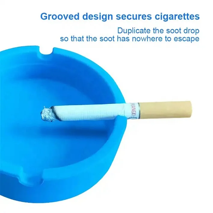 YLX Hot sale free Custom Logo Shatterproof and heat-resistant Silicone cigar Ashtray