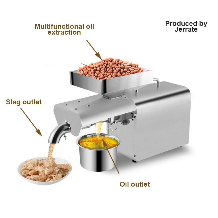 Холодный Масляный Пресс Jerrate 150 Вт для подсолнечной линии