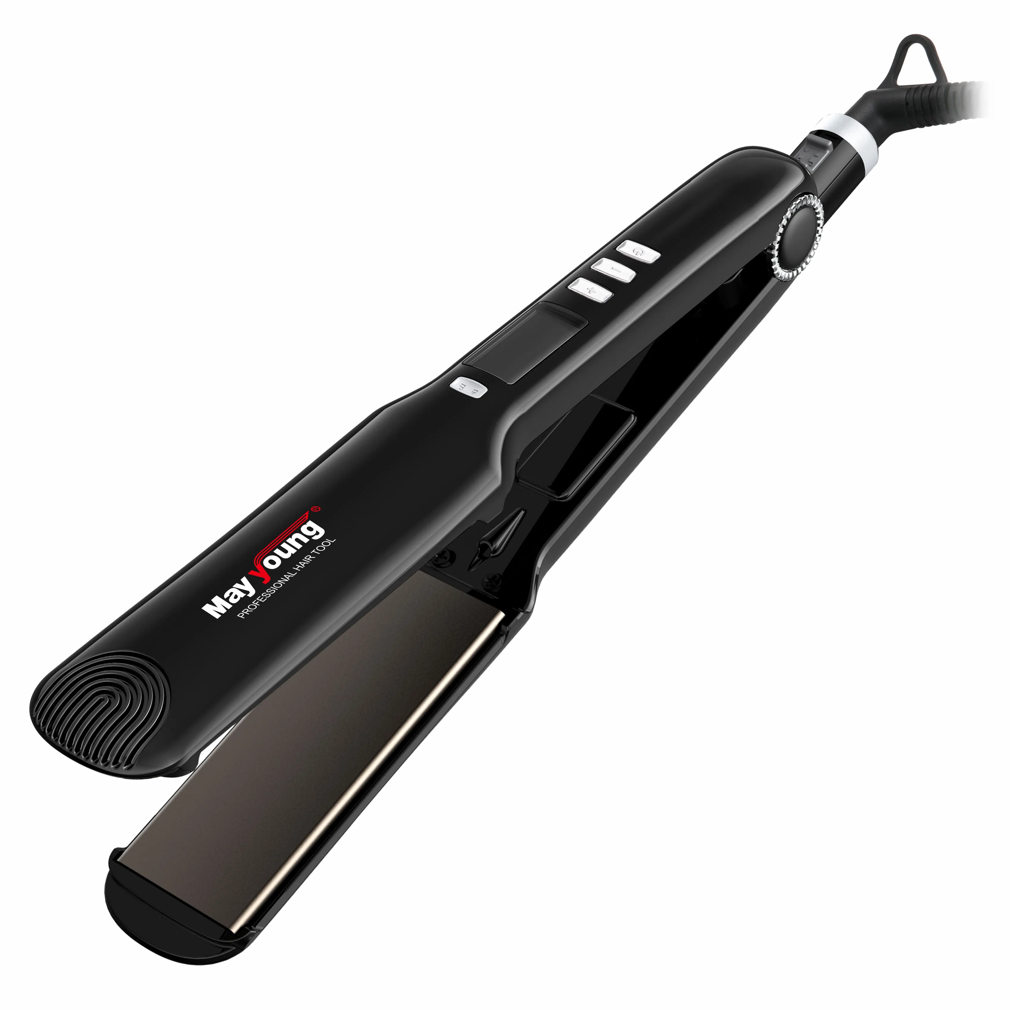 M527A Hot sell MCH heater LCD display floating plates negative ionic hair straightener