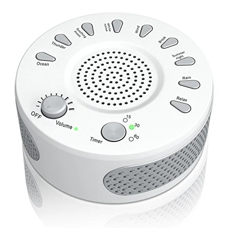 2022 White Noise Sleeping Machine Portable Timer And Memory Feature White Noise Machine Baby