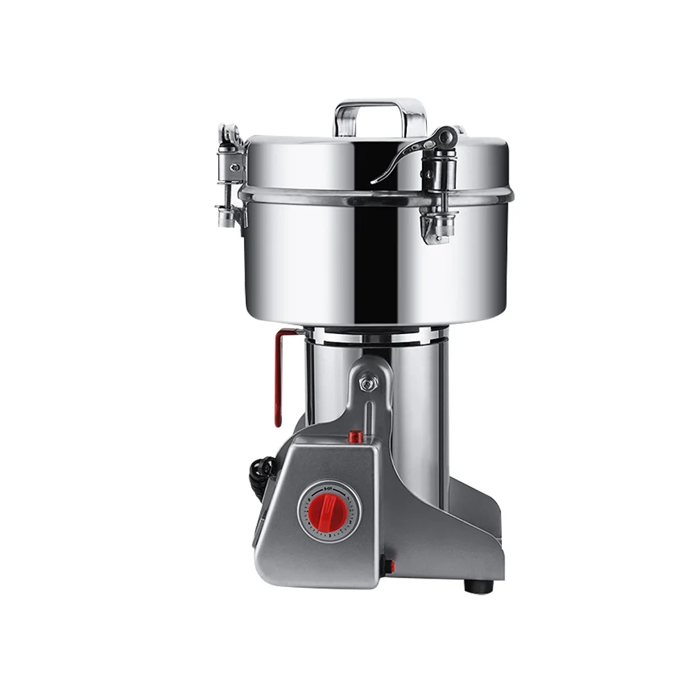 2500G Grinding Equipment Power Grinder Wheat Flour Corn Pepper Herb Spice Flour Mill For Home Kitchen