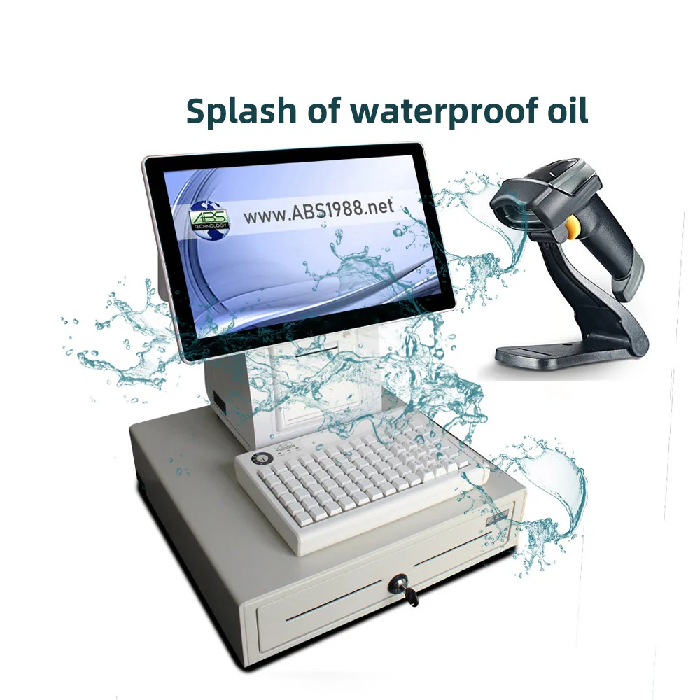 Hot Selling Wi-Fi All-In-One Touch Screen Compact POS Terminal 58mm/80mm Thermal Printer Cash Register Goods