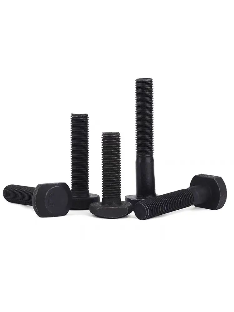 High-Strength T-Type GB37 Plate Bolts Class 8.8 Blackened Screws with Plate Groove High-Strength Blackening T-Type Screw