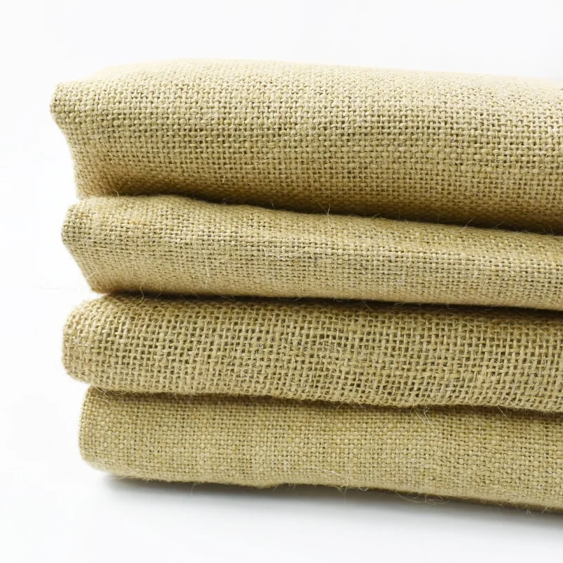 Meetee FA015 150cm DIY Handmade Sewing Accessories Thickened Vintage Decorative Linen Cloth Sackcloth for Background Tablecloth