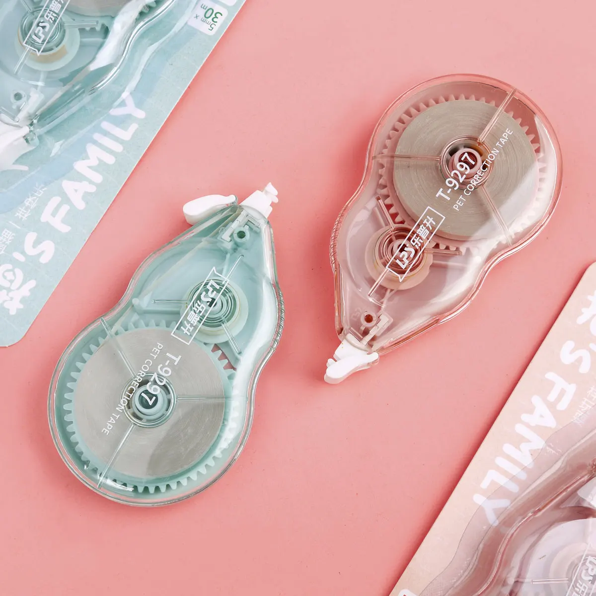 Office Stationary Supplies Cute Colored 30m Correction Roller Plastic Material Tape Manufacturer