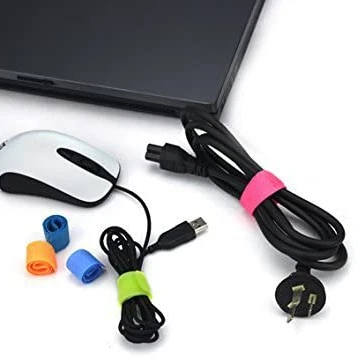 Factory Reusable Adjustable Colorful Back To Back Hook And Loop Strap Nylon Cable Tie Fastener