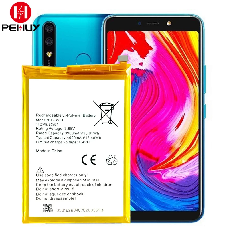 BL 39LI 4000mAh 3.8v lithium ion digital mobile phone batteries aaa for ITEL A56 W6004 battery