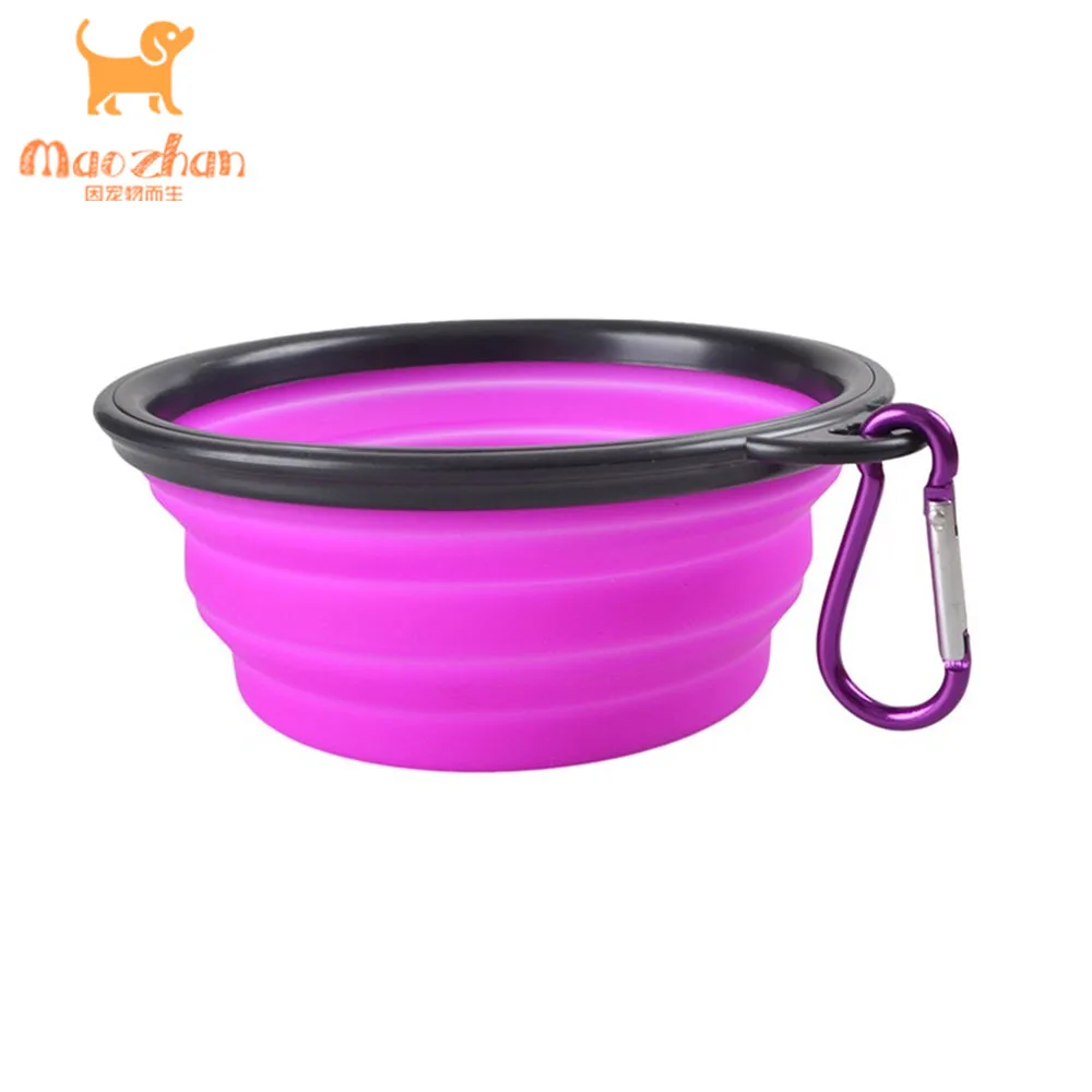 Travel petbowl pet silicone bowl food bowls