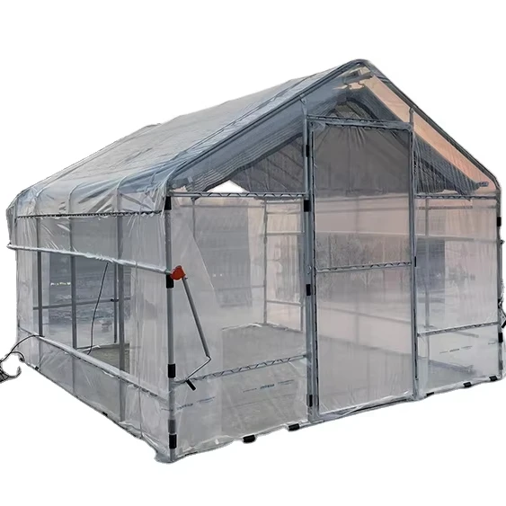 GT outdoor green house metal frame farming agriculture commercial large multi-span plastic greenhouse for plants