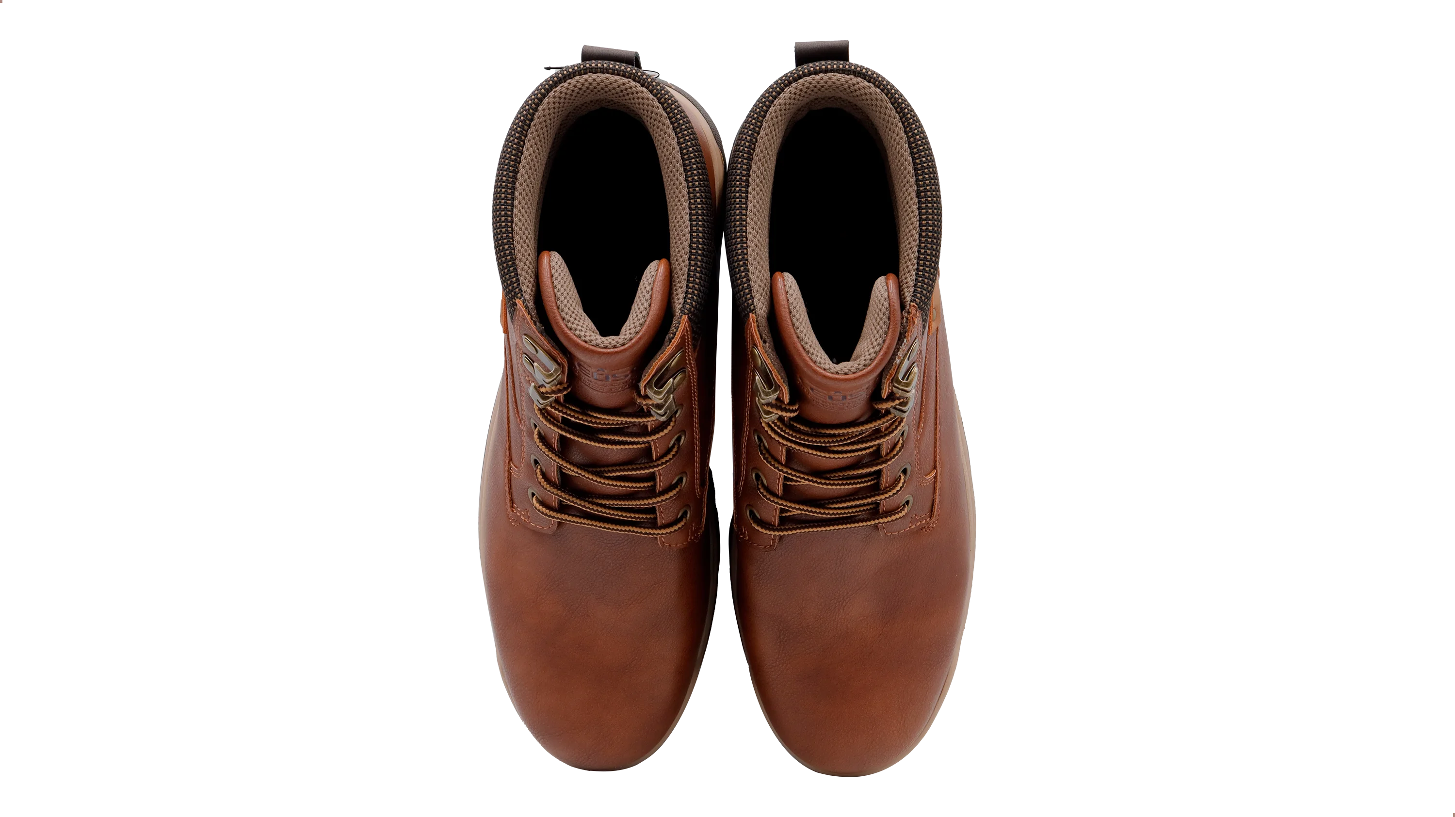 Wholesale Leather Fashion Trend Lace-Up Solid Lace-Up Ankle Casual Shoes Martin Boots