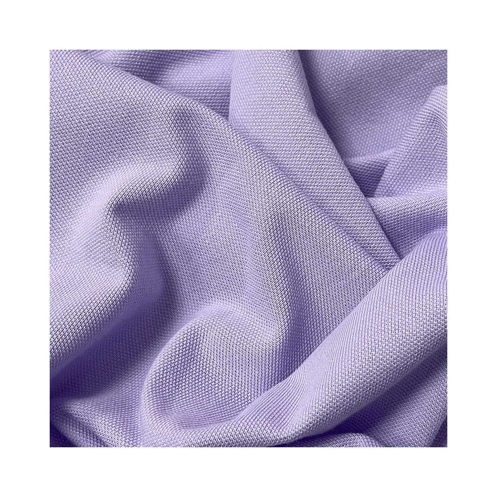 High Quality 180 gsm 100 Cotton for Polo Shirts Workwear Organic Breathable Antibacterial Cotton Pique Fabric