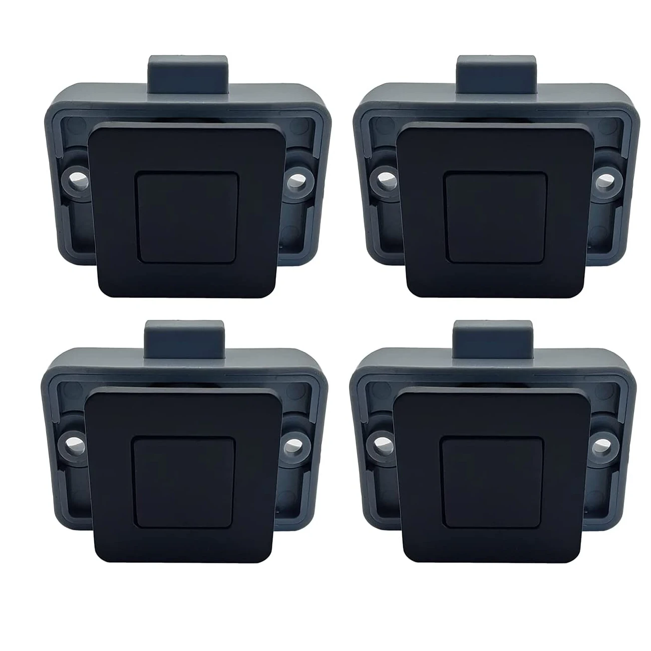 Square Drawer Lock Single Sided Push Button Cupboard Cabinet Door Drawer Lock for Caravan RV