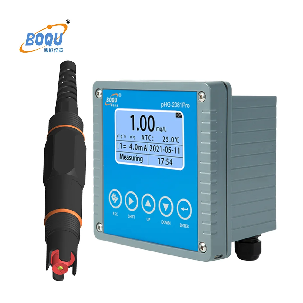 BOQU PXG-2085Pro (K+) 0-5000 Ppm Industrial Online Ammonia Ion Analyzer for Water Quality Measuring
