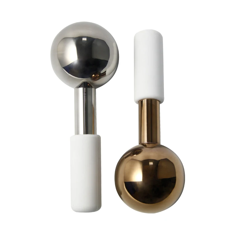 Skin care Stainless Steel Ice Globes Facial Skin Care Freeze Tools for Women Face Eyes Face Beauty Cryo Sticks Roller