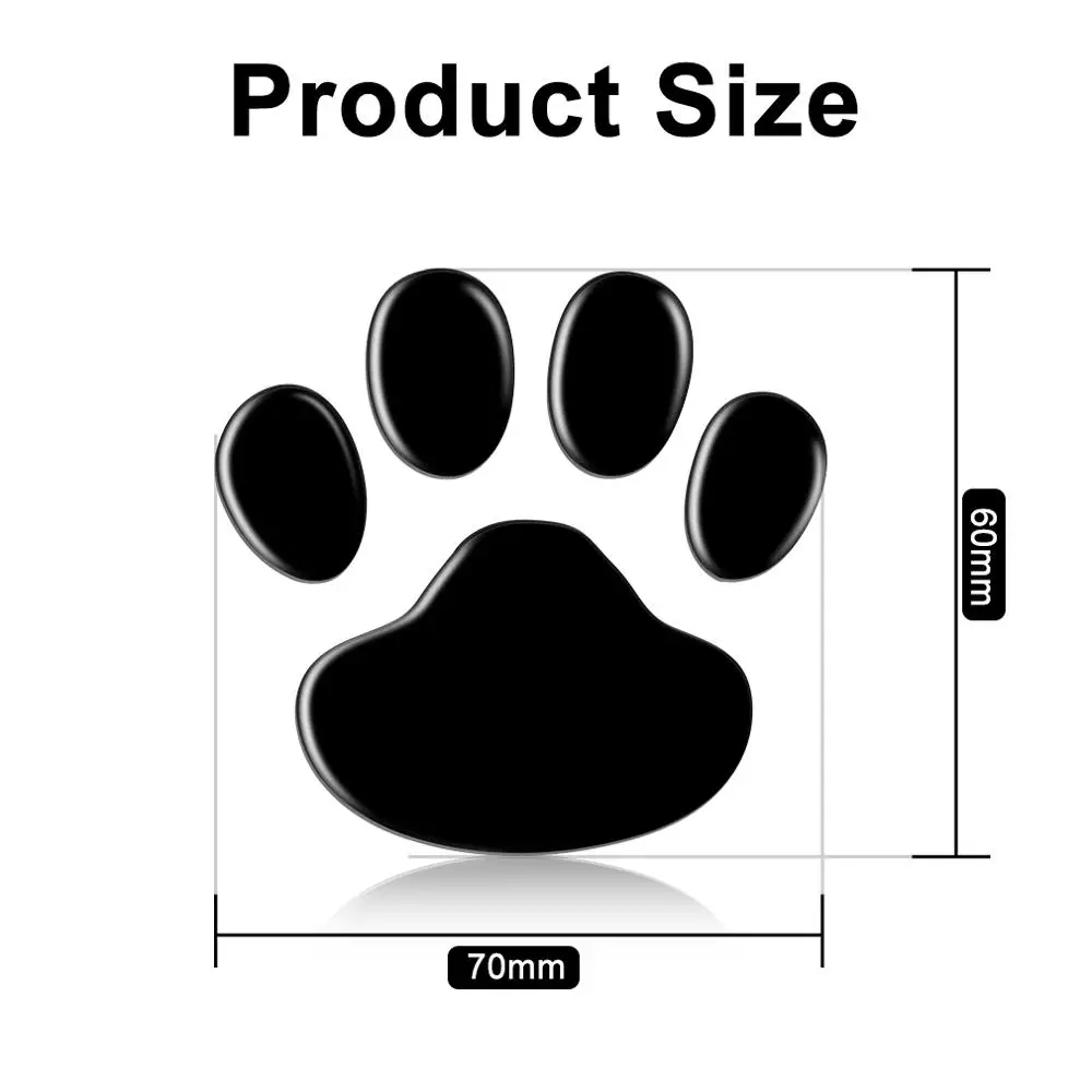 Amazon ebay hotsale Stickers Paw Animal Dog Cat Cool Design Bear Foot Prints Footprint Decal Car Stickers for Auto Motorcycle