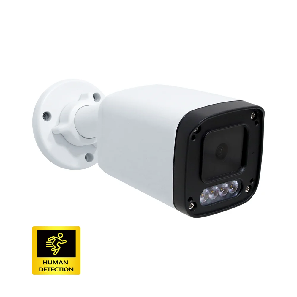 Hiqh quality 5MP CCTV Network Camera License Plate Detection Wired Bullet Camera Colorful night vision