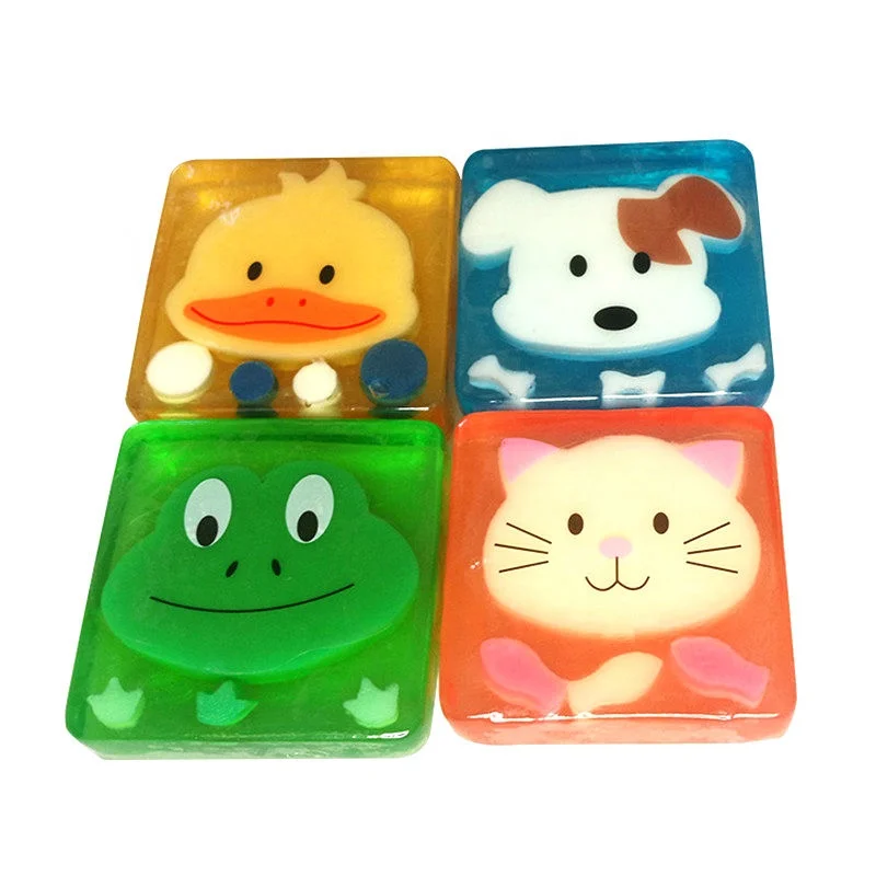 Best Selling 100g Toilet Soap Face Body Hand Made Soap Deep Cleansing Oil Control Cartoon Handmade Soap For Children