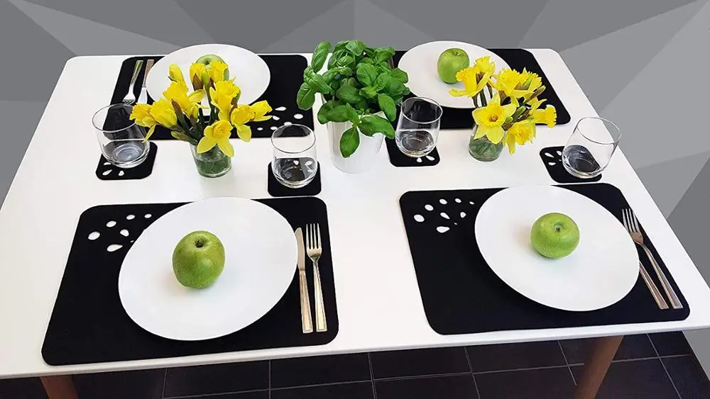 Factory Price Durable Felt Table Place Mat for Dinnerware