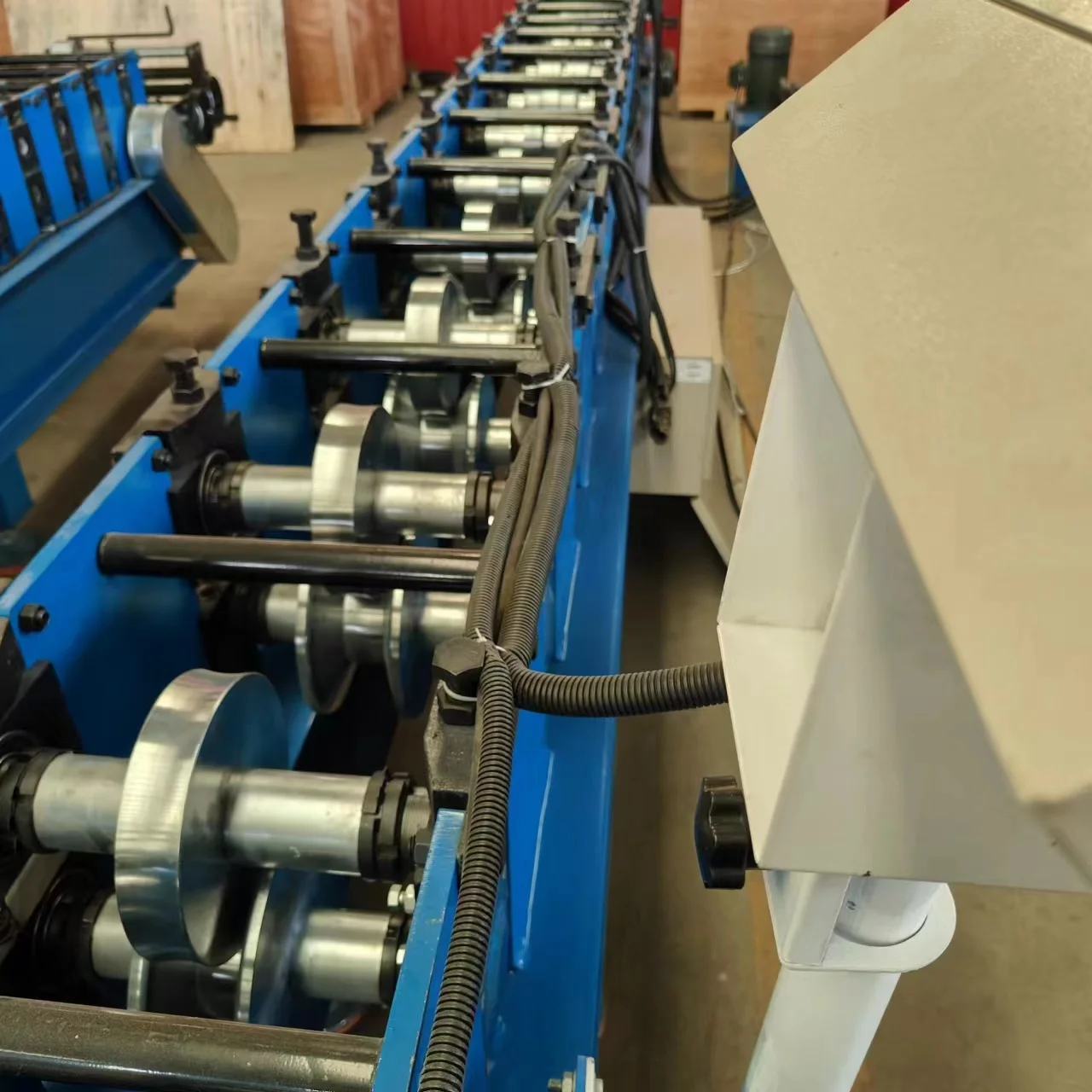 Tyrfm Full Automatic Metal Steel Din Rail Roll Forming Machine Omega Channel Making Machine