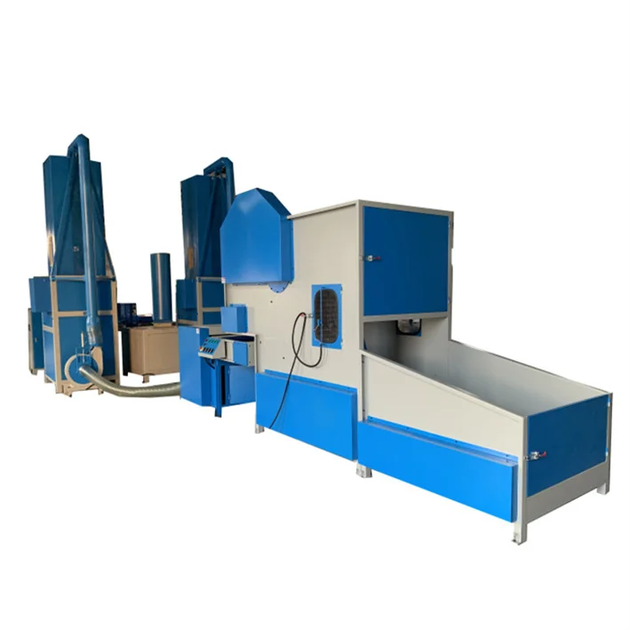 Polyester pearl shape fiber opening forming machine/pillow filling production line/small ball fiber making filling machine