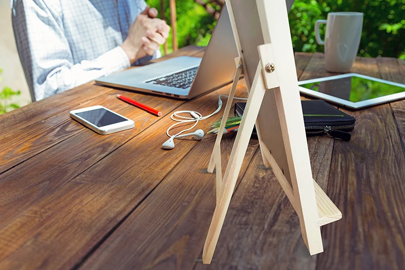 Outdoor A Frame Writing Board Wooden Chalkboard Bar Restaurant Advertising Blackboard