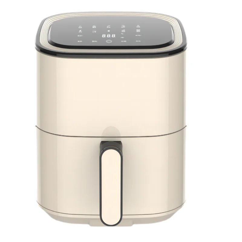 1400W LED Screen Air Fryer and Microwave Square Shape with LCD Display and Overheat Protection Paper Hot Air Fryer