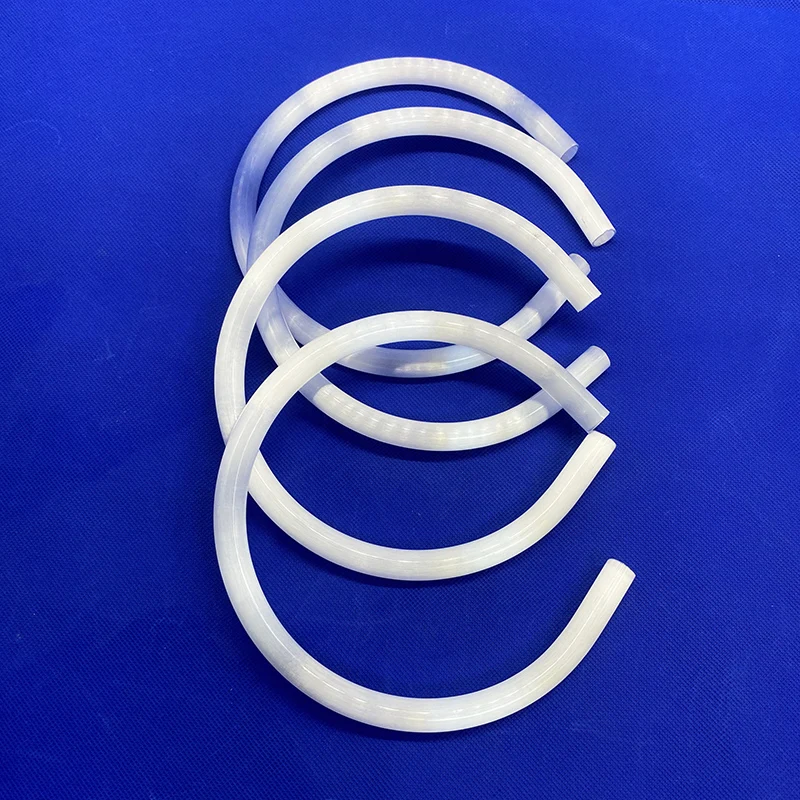 Milky White Quartz Glass Tube Heat Resistant Quartz Glass Pipe