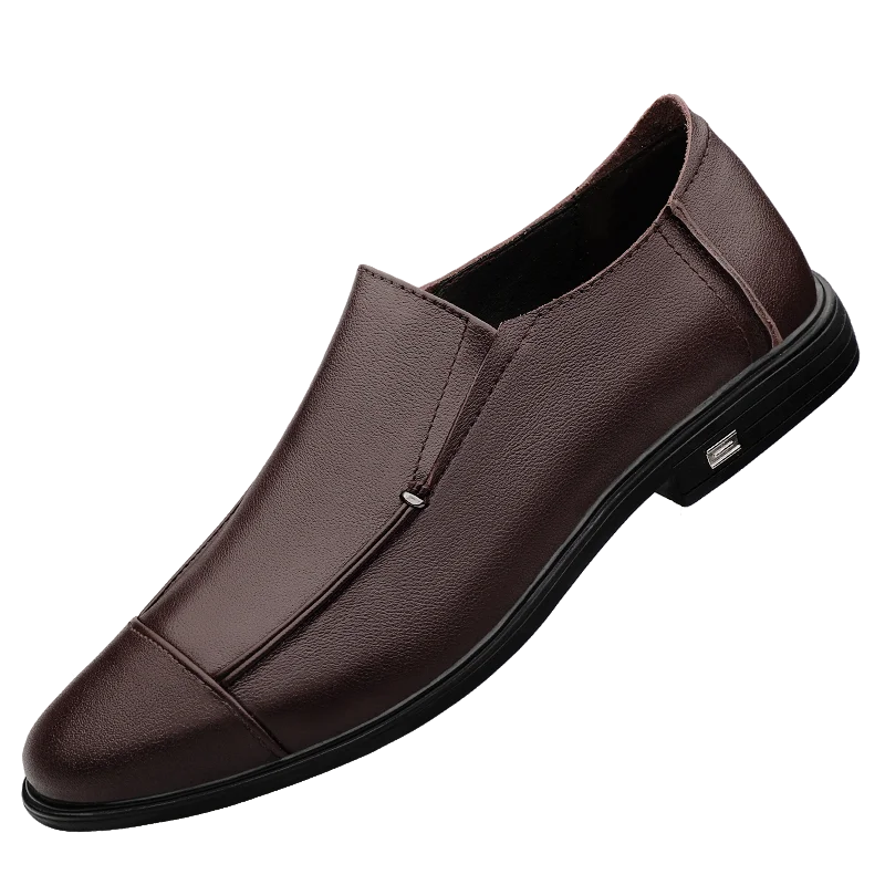 
 Мужские лоферы без шнуровки, прогулочная обувь для вождения, повседневные туфли ручной работы из натуральной кожи, новинка 2021  