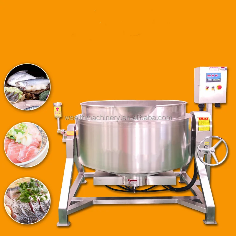 Automatic noodle cooking machine/ cooker pot/ water jacketed kettle