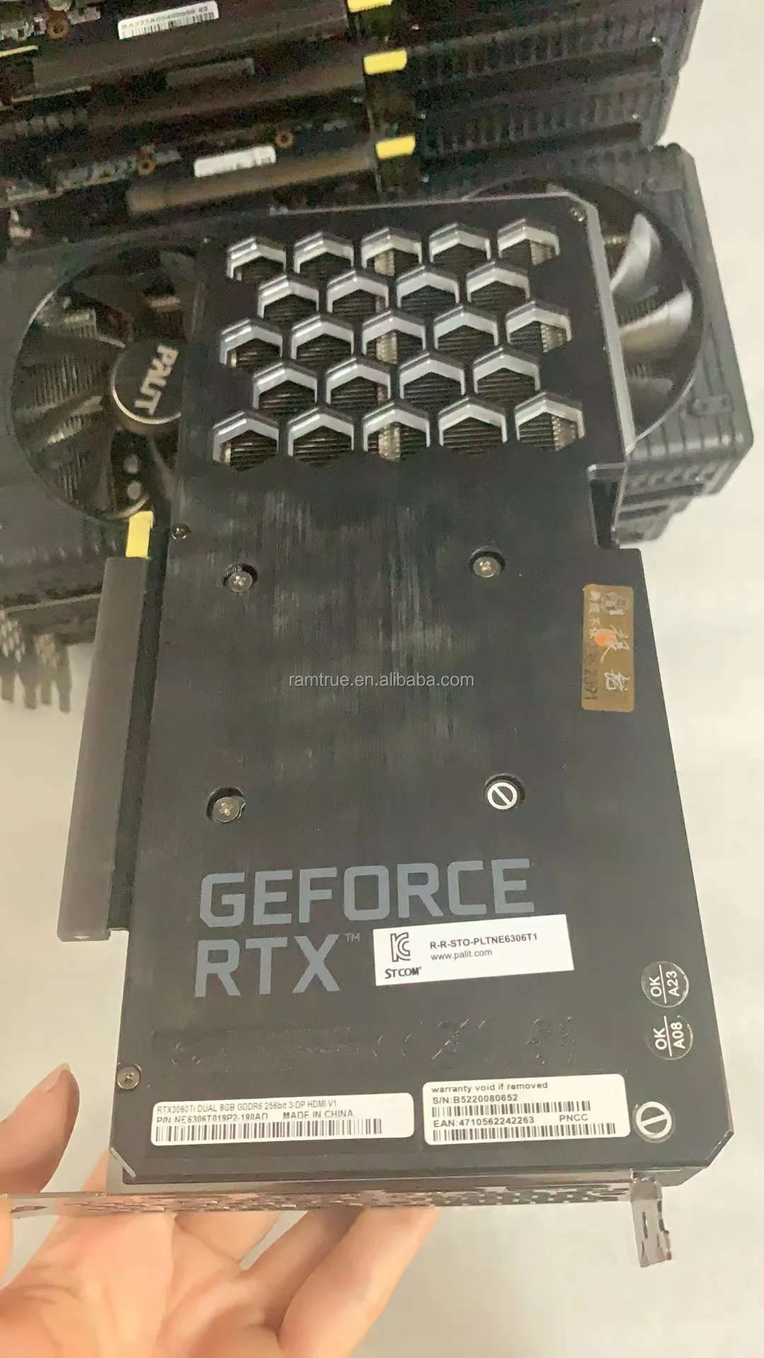 Hot Sale Graphics Card 256bit Gddr6 RTX3060TI Gaming Graphics Card 6600xt Rx 6600 video cards